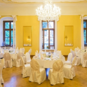Gelber Saal im Schloss Proschwitz