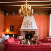 Kaminsaal im Schloss Proschwitz
